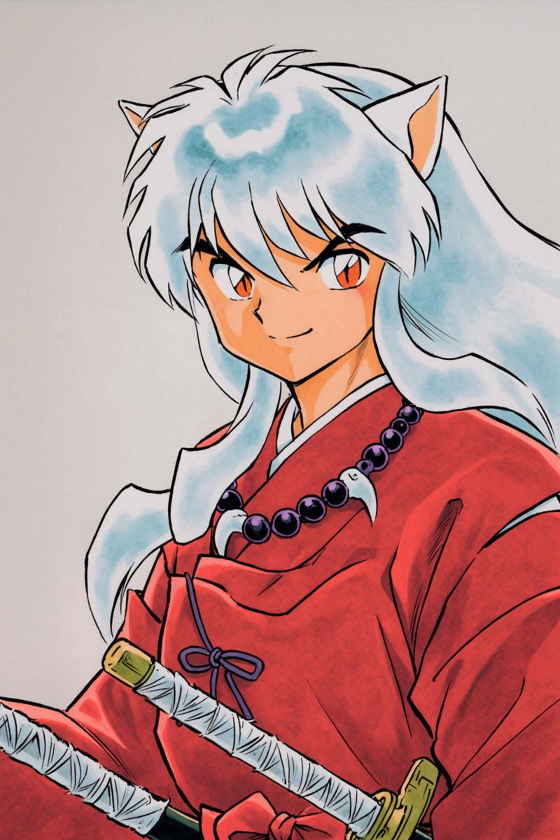 29121-433627199-Inuyasha,1boy,animal ears,solo,male focus,long hair,white hair,sword,dog ears,red japanese clothes,jewelry,necklace,smile,white.png